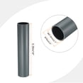 thumbnail image 2 of Uxcell Rigid Round Pipe Light Grey 2.67 x 2.99"(ID*OD) High Impact for Water Pipe Crafts Cable Sleeve, 2 of 6
