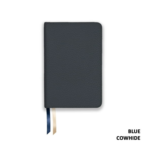 Legacy Standard Bible, Compact Edition, Paste-Down Blue Cowhide (LSB) (Hardcover)