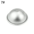 thumbnail image 2 of Joernso Hemisphere 3D Aluminum Ball Sphere Cake Pan Sugarcraft Bakeware Decorating Mold, 2 of 7