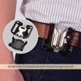thumbnail image 4 of Camera Belt Holster Mount Waist Clip Holder Hanger With Quick Release Plate 1/4 Inch Screw for Canon Nikon Sony Olympus DSLR Cameras, 4 of 4