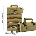 thumbnail image 1 of Bolsa de almacenamiento para acampada, bolsas de herramientas enrolladas multiusos, paquete de transporte de clavijas para tienda de campaña al aire libre, bolsa de almacenamiento plegable, viajes de, 1 of 5