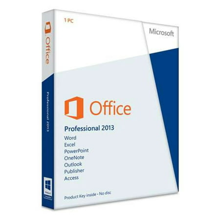Microsoft Office Professional 2013 - 1 PC - Card