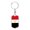 Dog Tag with Swivel Keychain (Gold), variant on Egypt Flag Dog Tag Keychain Stainless Steel Silver Tone or Gold Tone