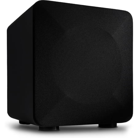 Audioengine S6 Powered 210 Watts Continuous Power Subwoofer, Black