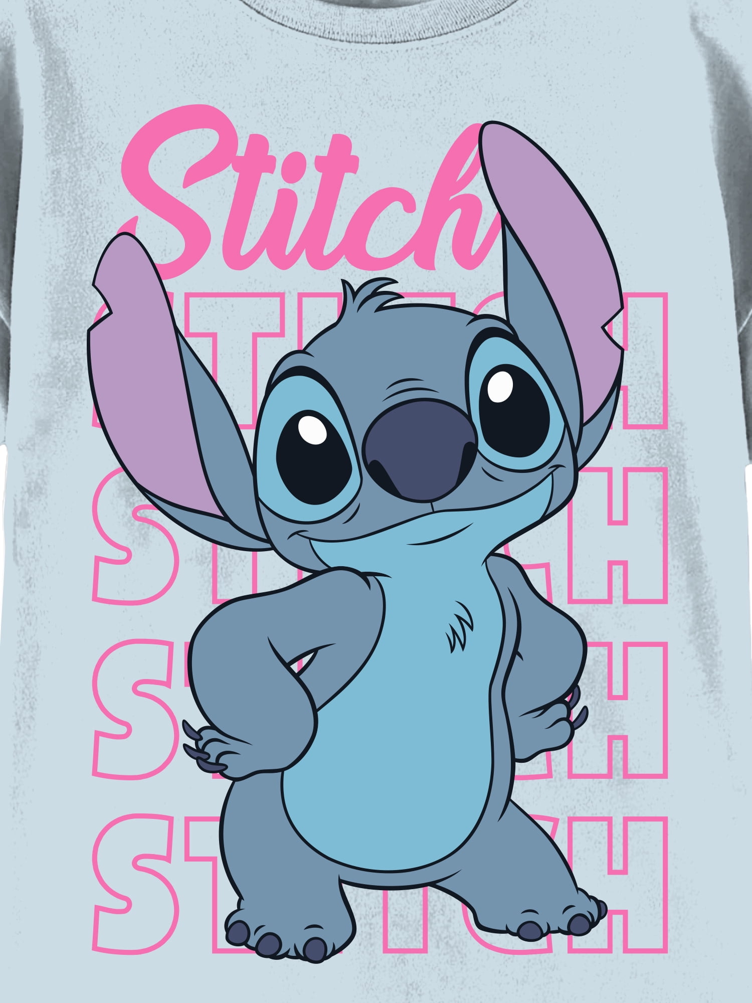 Disney Lilo Stitch Girls Short Sleeve Graphic T-Shirt, Sizes