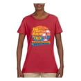 thumbnail image 2 of Wild Bobby,Del Boca Vista Seinfeld Retirement Community, Streetwear, Women Graphic Tee, Red, Small, 2 of 4