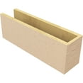 thumbnail image 5 of Ekena Millwork 6"W x 8"H x 24"L Block Woodgrain TimberThane Rafter Tail, Primed Tan, 5 of 6