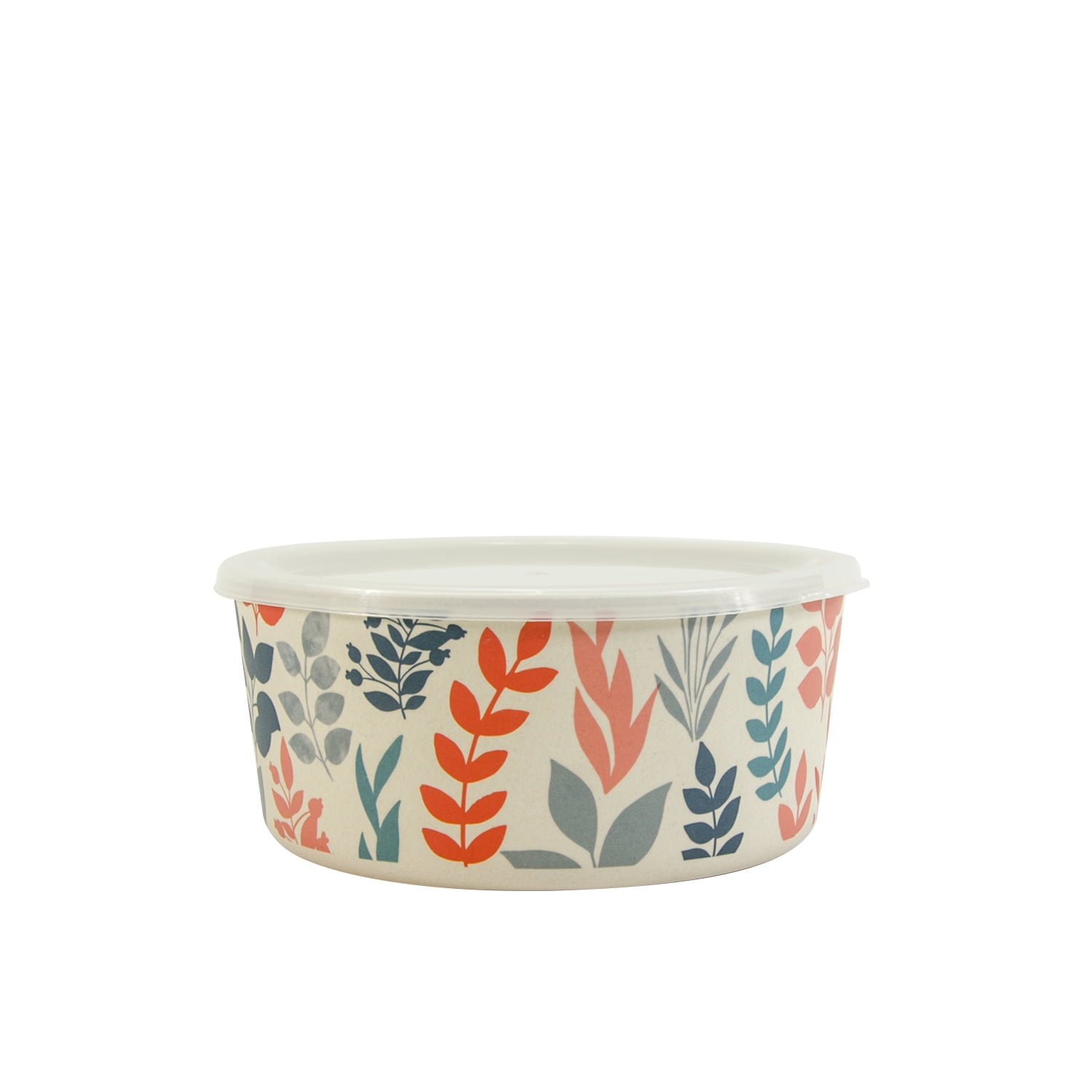 Cool Gear 40oz Large Round Bamboo Food Storage Container