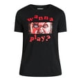 thumbnail image 2 of Child’s Play Chucky, Men's Wanna Play Graphic Tee with VHS Box Package, Sizes S-3XL, 2 of 9