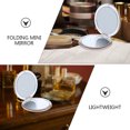 thumbnail image 2 of Miangastore Mini Miroir Grossissant Miroir Compact Miroir de Maquillage Pliant Miroir Rond, 2 of 8