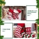 thumbnail image 2 of Bewildely Calcetín de Navidad de punto, decoración de Navidad, calcetín de caramelo, bolsa colgante, adorno, decoración, regalo para niños, chimenea Kits de decoración para fiestas No.02 Bewildely HA009116-02, 2 of 6