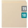 thumbnail image 3 of (2 pack) Smead 68318 0.75 in. x 1.5 in. "15" Yearly End Tab File Folder Labels - Teal (500/Roll), 3 of 3