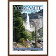 thumbnail image 2 of Art.com The Mist Trail - Yosemite National Park, California Art Print by Lantern Press, Brown Frame Wall Art, 21" x 29", 2 of 5