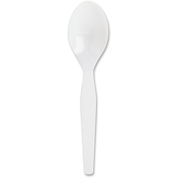 Heavyweight Disposable Spoons - White, 1000 Carton