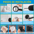 thumbnail image 3 of Juego De Accesorios Para Baño Bloosom Toallero 304 Inoxidable 15 Pzs negro, 3 of 5
