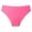 BK37_Pink, variant on Lumtrix No Show Underwear for Women Seamless Bikini Panties Solid Color Scalloped Low Rise Briefs Light pink L