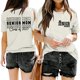 thumbnail image 2 of Camiseta de graduación para madres mayores - Promoción de 2025, poliéster-algodón, tallas S-XXL, manga corta, estampado divertido, 2 of 3