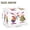 Brightly Colored Clothing, variant on Iauyy Large Storage Box with Lid - Foldable Home Storage Bins for Clothes Toy Holiday Decor, Colorful Triangle (42*32*30cm)