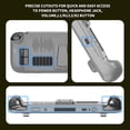 thumbnail image 3 of Ygjytge Carcasa Protectora Consola Cubierta Completa TPU Con Soporte para Steam Deck (gris), 3 of 9