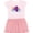 Pink With Stripes, variant on Inktastic 4th Birthday Rainbow Gift Toddler Girl Dress