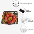 thumbnail image 3 of Kdxio Men's Boxer Briefs with Colorful Vintage Floral Pattern Print - Comfortable and Breathable Underwear for Everyday Wear, 3 of 5