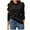 Black, variant on HNMKIU Women Casual Puff Long Sleeve Hoodies for Women Drawstring Pullover Sweatshirts Loose Fit Solid Shirts Fall Fashion Beige,L