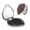 Heart Shape, variant on Kdxio Whimsical Autumn Forest Pocket Mirror, 1X/2X Travel Makeup Mirror 2-Sided Folding Small Mirror Portable Double-Sided Magnifying Cosmetic Mirror for Gift-Heart Shape