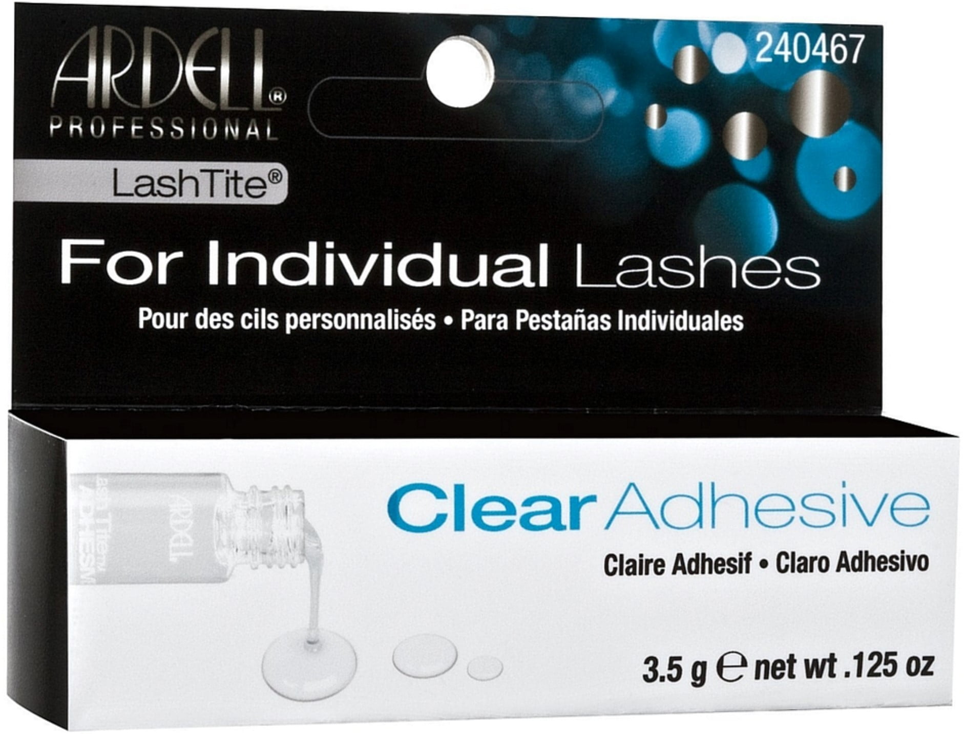 Ardell LashTite Eyelash Adhesive, Clear 0.125 oz (Pack of 2)