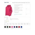 thumbnail image 2 of Sport-Tek LST76 Ladies ClrBlok Hooded Jacket - Maroon/White - 2X-Large, 2 of 2