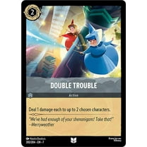 Disney Lorcana Archazia's Island Uncommon Double Trouble #202 (FOIL)