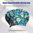 thumbnail image 1 of Operating Hats Nurses Long-time Service Gourd-shaped Pure Color Button Professional Assorted Colors Multifunctional Working Caps G-18, 1 of 5