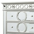 thumbnail image 2 of Benjara Jack 54 Inch Tall Dresser Chest, Mirror Panels, Circular Design, Silver, 2 of 10