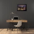 thumbnail image 4 of Blaustein, Alan 24x17 Black Modern Framed Museum Art Print Titled - Brooklyn Bridge at Dawn, 4 of 5