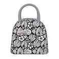 thumbnail image 1 of Fotbe Tropical Leaves Bolsa de Almuerzo con Estampado, Lonchera Aislada, Contenedor de Comida Reutilizable Tipo Cooler a Prueba de Fugas, 1 of 6