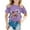 Purple, variant on Easter Graphic Tee for Girls Cute Round Neck Short Sleeve Casual Summer T-Shirt Size:12-13 Years