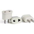 thumbnail image 2 of 3pcs Fr To Us Adapter Converter European Plug To American Plug For Connecting Devices French France Europe To The Usa To Go To Japan Canada Thailand T, 2 of 5