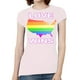 thumbnail image 1 of Womens Love Wins USA Camiseta de manga corta - rosa claro - medio Love Wins Camiseta de manga corta, 1 of 1