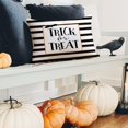 thumbnail image 4 of Halloween Pillows 12x20 Set of 2-Trick or Treat Striped Halloween Throw Pillow Covers-Bat Halloween Outdoor Pillows-Lumbar Black and White Pillow Cases(2b-12), 4 of 6