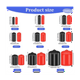 thumbnail image 4 of 200 Pieces Rubber End Caps Flexible Screw Cap Thread Bolt Protector Caps Covers Plastic Screw Caps in 9 Size, 4 of 5
