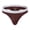 1Pack:Red, variant on Men's Striped T-Back Thong Bulge Pouch Soft Breathable Tagless Design Comfortable G-Strings Black M