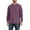 #C04-Dark Purple, variant on YNGKMEA Men's Big and Tall Tshirt With Pocket Button Crew Neck Long Sleeve Classic T-Shirts Casual Solid Tee Cotton Thermal Tops Army Green S