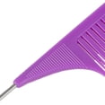 thumbnail image 4 of 3x seccionamiento de ABS que de cabellero con fruncido s de peinado de salón shamjiam Peine para resaltar dientes finos, 4 of 6