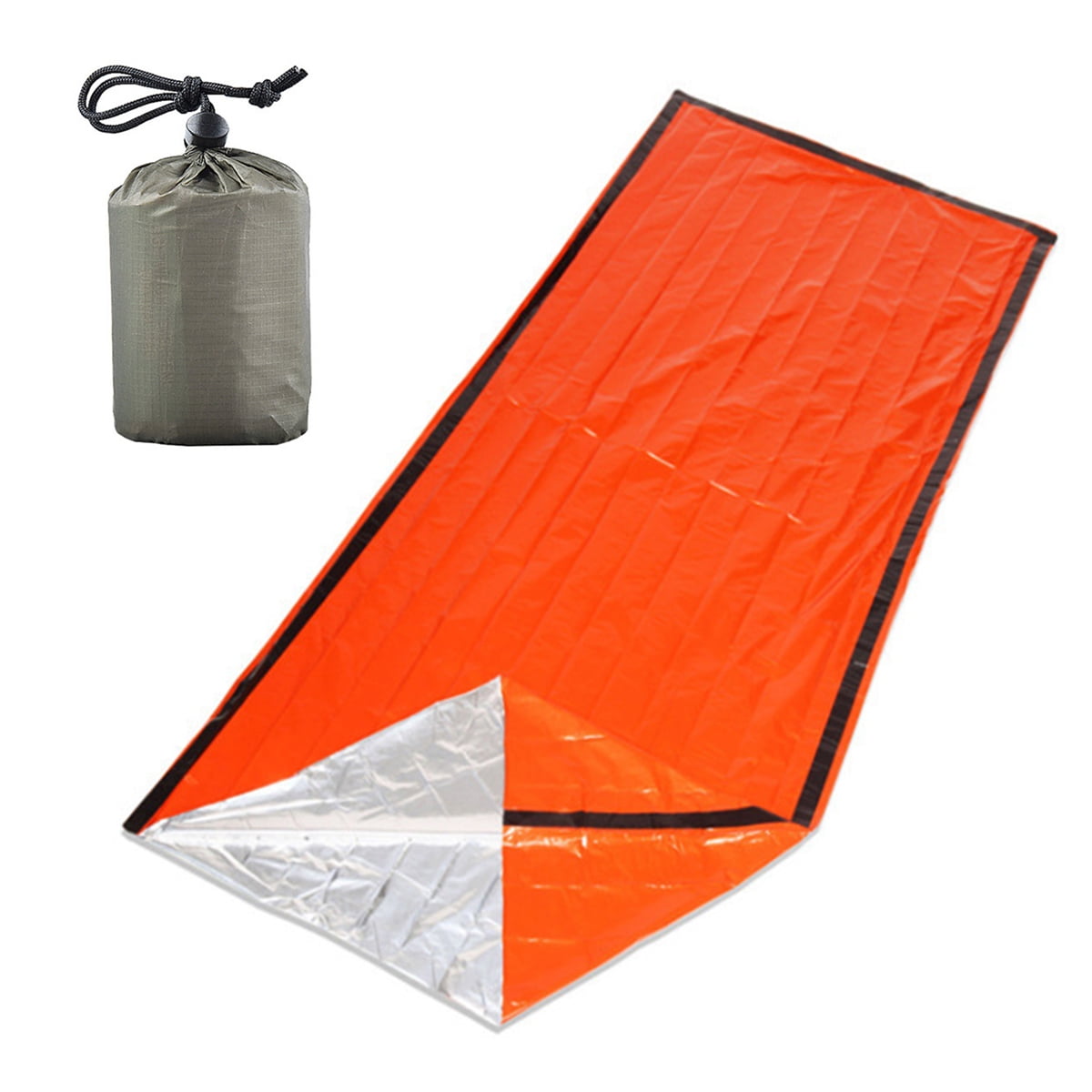 kitwin Emergency Survival Sleeping Bag 79x35" Thermal Survival Blanket