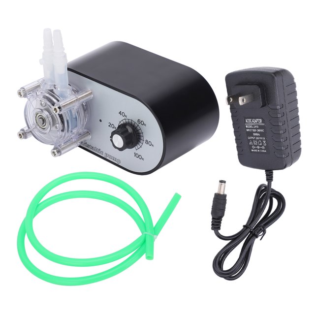 Bomba peristáltica de un solo cabezal de alto flujo para experimentos, enchufe AC100-240VUS de 114-500ml/min