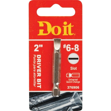 

Do it-2 pcs Do it #6-8 Slotted 2 In. Power Screwdriver Bit
