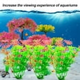 thumbnail image 4 of Se utiliza para la decoración de peceras, 10 piezas de plantas de plástico altas, plantas de acuario., 4 of 5