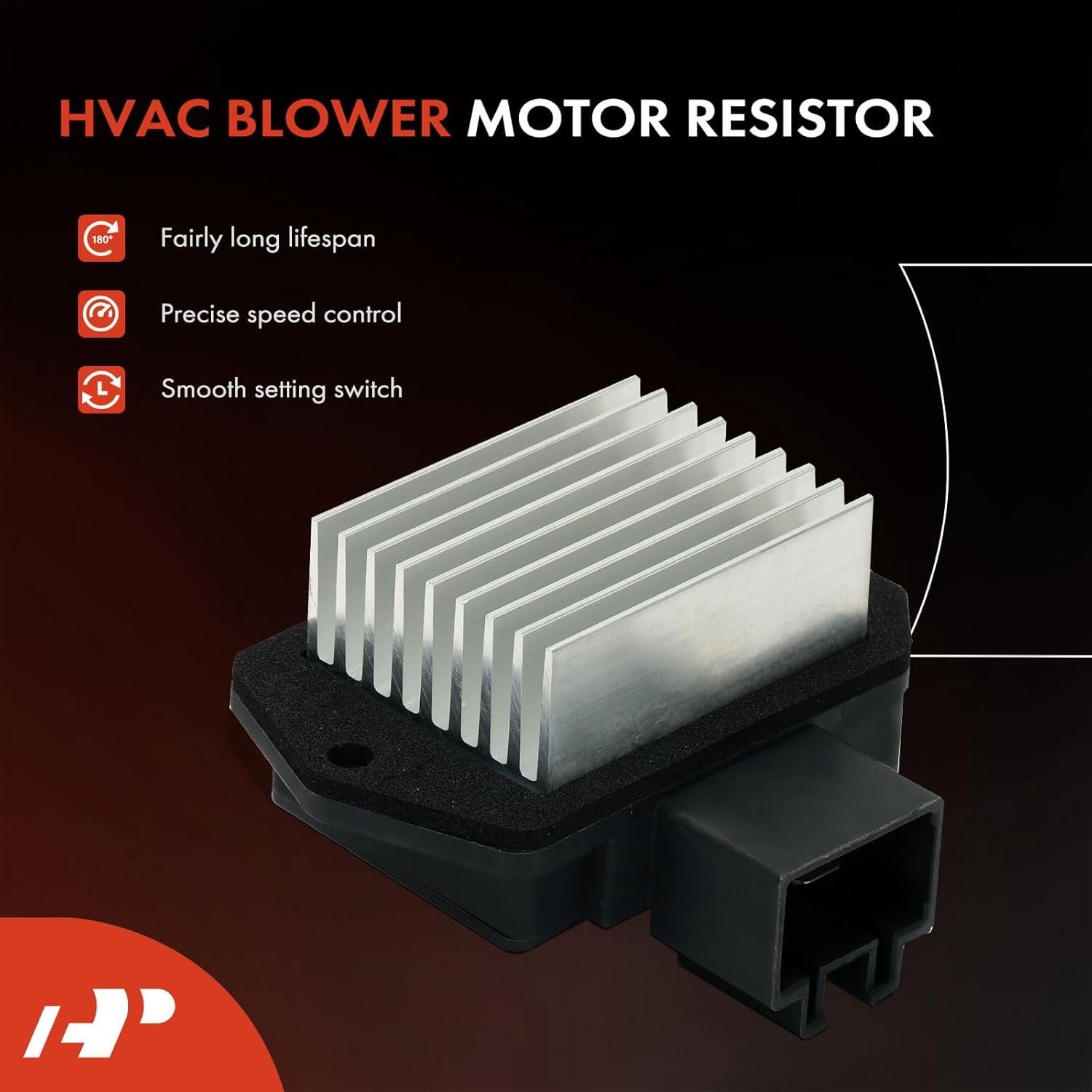 A-Premium Rear HVAC Blower Motor Resistor Compatible with Lexus & Toyota Vehicles - 2015-2021 Highlander, 2010-2020 Sequoia, 2011-2020 Sienna, 2017-2021 Land Cruiser, 2010-2020 GX460, 2016-2020 LX570