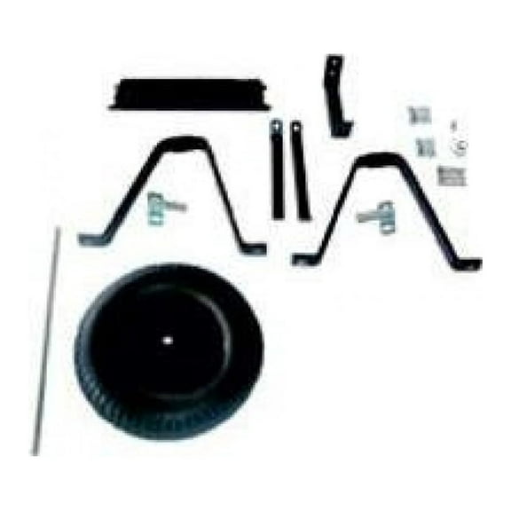 Wheelbarrow Parts Kit - Vulcan 6 cuft Steel Wheelbarrow Replacement Parts - Wheel, Axle & Hardware - Garden Utility Cart Accessories