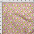 thumbnail image 4 of oneOone Cotton Flex Peach Fabric Kawai Sewing Craft Projects Fabric Prints By Yard 40 Inch Wide-R3, 4 of 5