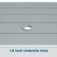 thumbnail image 5 of Novogratz Poolside Gossip, June Outdoor/Indoor Square Dining Table, Light Grey, 5 of 13
